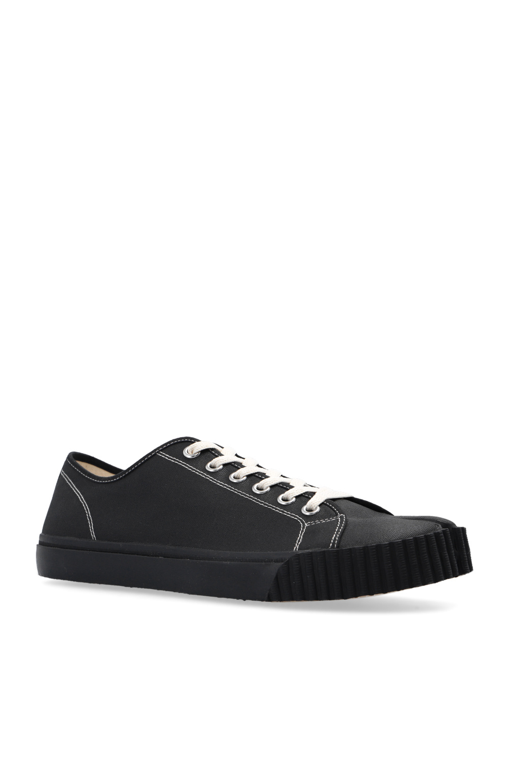 Hoops Mid Shoes Pure Black Tabi sneakers Maison Margiela